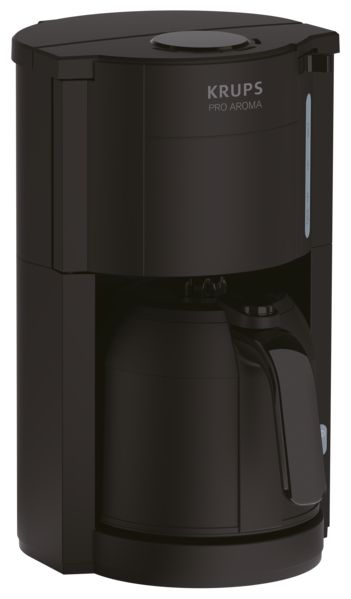 10 Tassen Thermo Filterkaffeemaschine 1,0 l  KM3038 Pro Aroma Therm (Schwarz) 