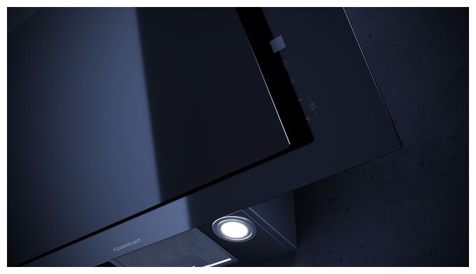 Abluft/Umluft Dunstabzugshaube/Esse Wand 90 cm (Schwarz) DW9250.0S 