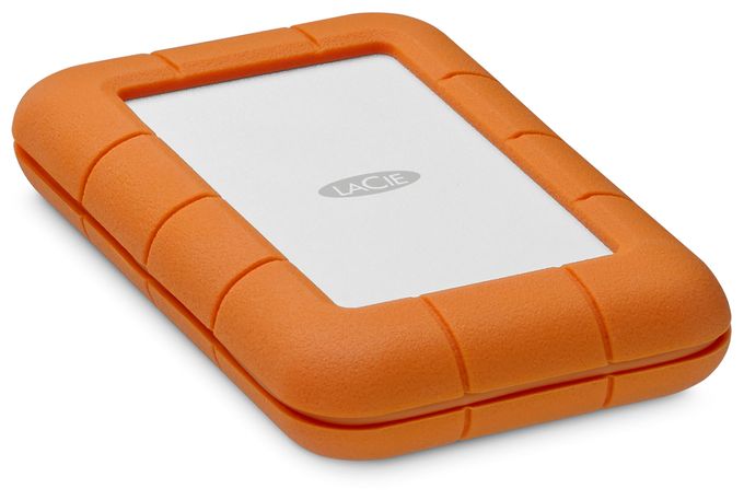 5 TB externe Festplatte USB Typ-C  Rugged (Grau, Gelb) 