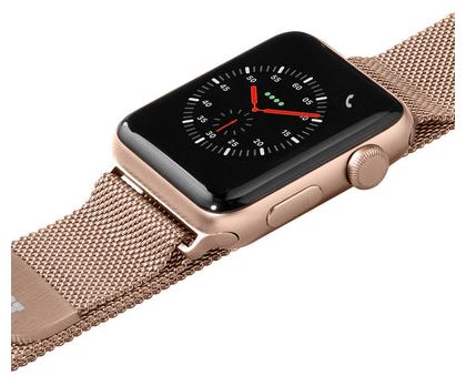 Armband Watch Series 1-8 & SE & ULTRA  Steel Loop (Gold) 