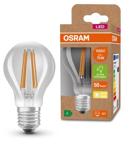 LED Lampe Tropfen E27 EEK: A 1055 lm Warmweiß (3000K) entspricht 75 W Classic 