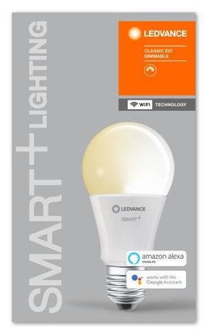 Integrierte LED Intelligentes Leuchtmittel 115 mm Warmweiß Smart + WiFi Classic Dimmable E27 