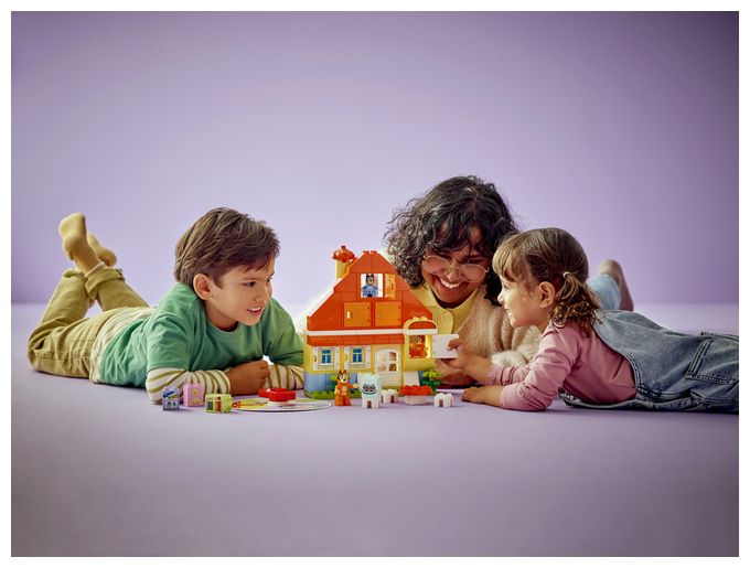 Blueys Familienhaus mit Memory-Spiel 