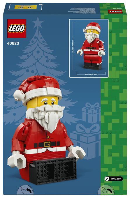 Große Weihnachtsmann-Minifigur 