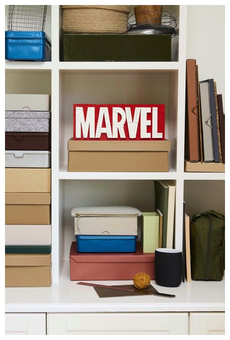 MARVEL Logo & Minifiguren 