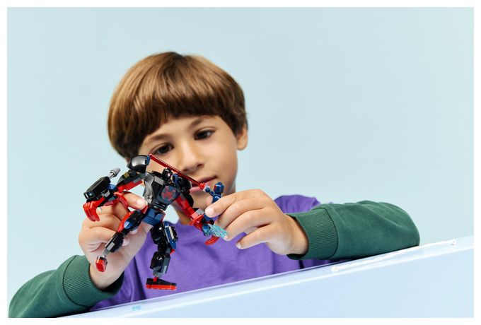 Miles Morales Mech vs. Spider-Man 2099 