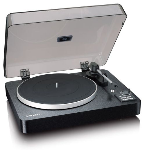 Audio-Plattenspieler mit Riemenantrieb  LBTA-165BK (Schwarz) 