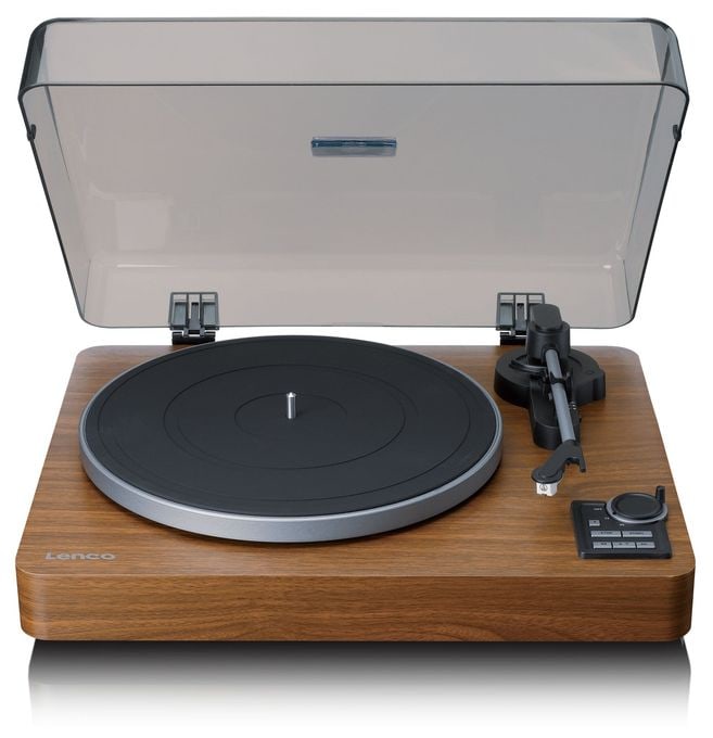 Audio-Plattenspieler mit Riemenantrieb  LBTA-165WD (Schwarz, Holz) 