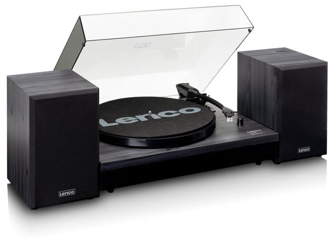 Audio-Plattenspieler mit Riemenantrieb  LS-301 (Schwarz) 