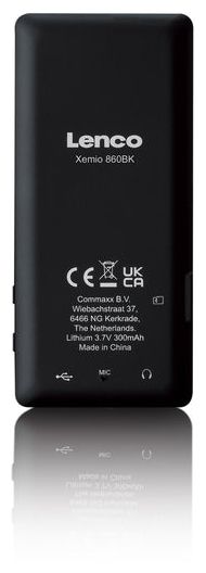 MP3 Spieler 8 GB  Xemio-860 (Schwarz, Grau) 