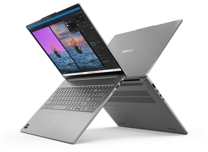 WUXGA Notebook 40,6 cm (16 Zoll) 1920 x 1200 Pixel 512 GB SSD Windows 11 Home AMD Ryzen 5 max. 4,55 GHz  IdeaPad Slim 5 16ARP10 (Grau) 