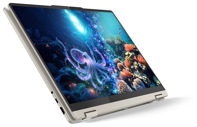2K Ultra HD Notebook 40,6 cm (16 Zoll) 2880 x 1800 Pixel 1 TB SSD Windows 11 Home AMD Ryzen 7 max. 5 GHz  Yoga 7 16AKP10 Copilot+ (Grau) 