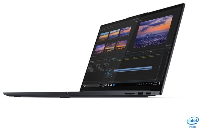 Full HD Notebook 39,6 cm (15.6 Zoll) 1 TB SSD Windows 10 Home Intel® Core™ i5 max. 4,2 GHz  Yoga Slim 7 (Grau) 