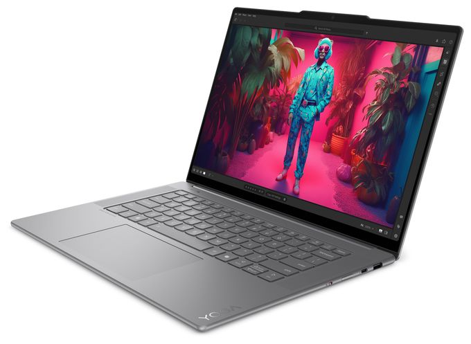 2K Ultra HD Notebook 38,9 cm (15.3 Zoll) 2880 x 1800 Pixel 1 TB SSD Windows 11 Home Intel Core Ultra 7 max. 4,8 GHz  Yoga Slim 7 15ILL9 (Grau) 