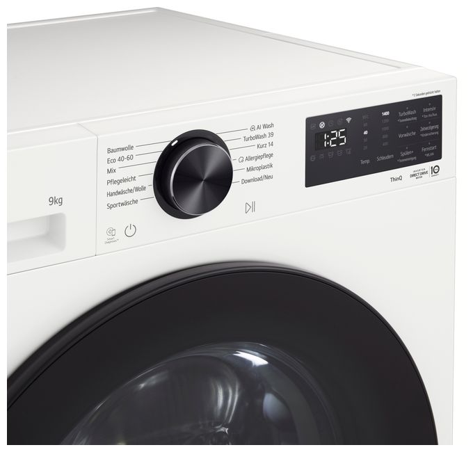 9 kg Frontlader Waschmaschine 1300 U/min F4WX709YC 