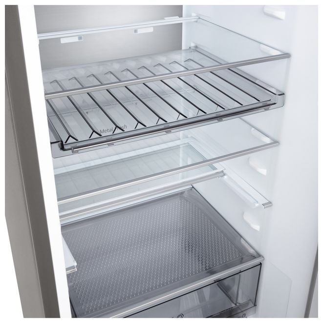 262 l / 113 l Kühl-Gefrierkombi freistehend NoFrost 175 kWh Jahr  GBBS525CPY (Silber) 