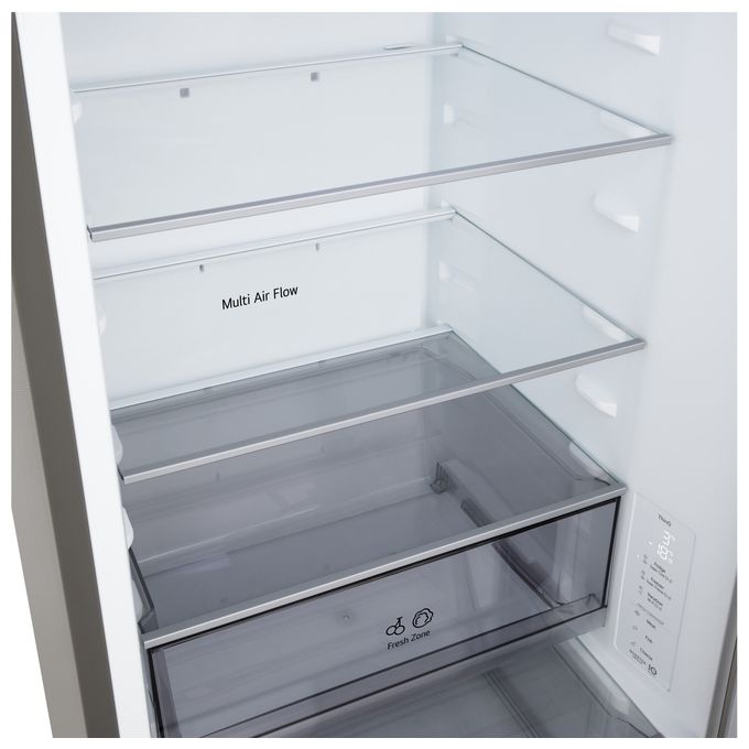 220 l / 113 l Kühl-Gefrierkombi freistehend NoFrost 169 kWh Jahr  GBBSJ1CCPY (Silber) 