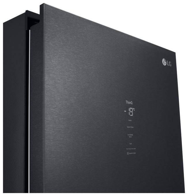 324 l / Kühlschrank freistehend EEK: D 211 kWh Jahr NoFrost  GFM61MCCSF (Schwarz) 