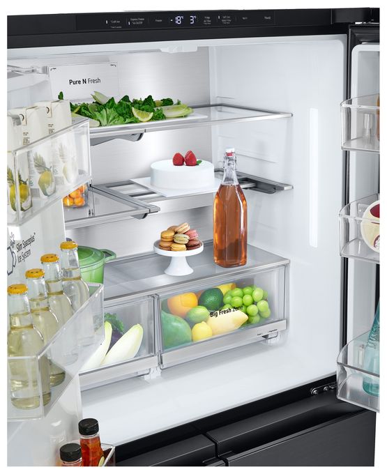 Side-by-Side Kühl-/ Gefrierkombination French Door 364 l / 274 l 359 kWh NoFrost 1792 mm x 914 mm  GMG960EVEE (Schwarz) 