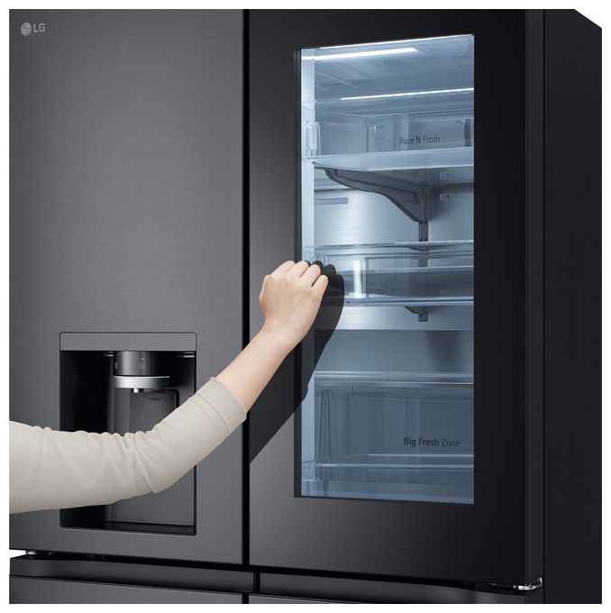 Side-by-Side Kühl-/ Gefrierkombination 363 l / 274 l 354 kWh NoFrost 1792 mm x 914 mm  GMG961EVKE (Schwarz, Graphit) 
