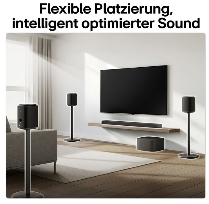 220 W Wlan Lautsprecher  W7 (Schwarz) 