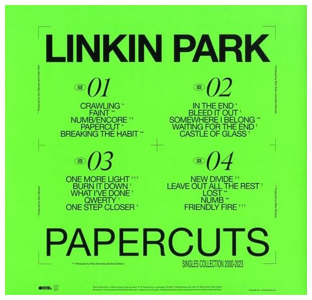 Linkin Park - Papercuts(Singles Collection 2000-2023) 