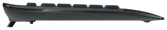 Universal Tastatur USB 2.4 GHz  Advanced Wireless Combo (Schwarz) 