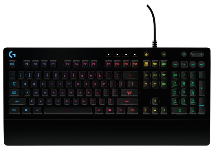 RGB-LED Gaming Tastatur USB  G213 (Schwarz) 