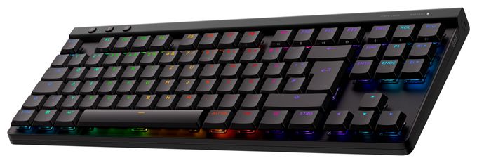 RGB-LED Gaming Tastatur QWERTZ RF Wireless + Bluetooth  G515 GL Linear (Schwarz) 