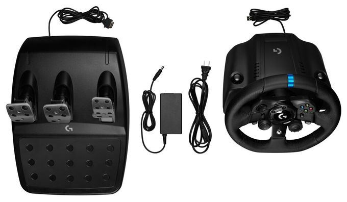 Lenkrad + Pedale + Joystick für Xbox, Xbox One, Xbox Series S, Xbox Series X  G923SE (Schwarz) 
