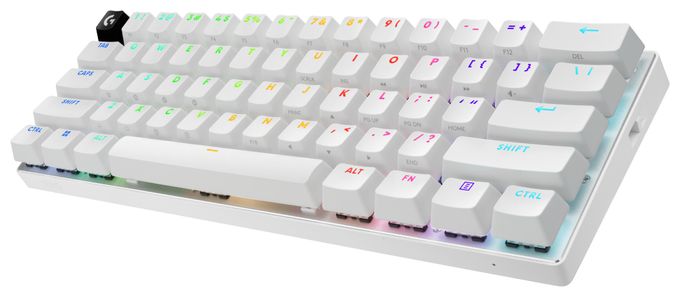 RGB-LED Gaming Tastatur RF Wireless + Bluetooth 2.4 GHz  Pro X 60 (Weiß) 