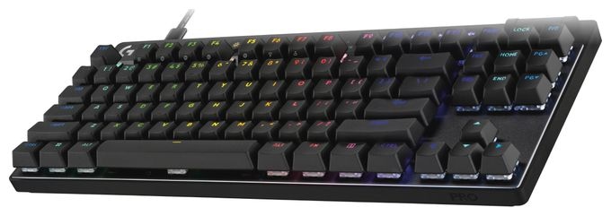 LED Gaming Tastatur USB  Pro X TKL Rapid (Schwarz) 
