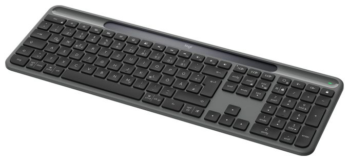 Universal Tastatur RF Wireless + Bluetooth 2.4 GHz  K980 Signature Slim Solar+ (Graphit) 