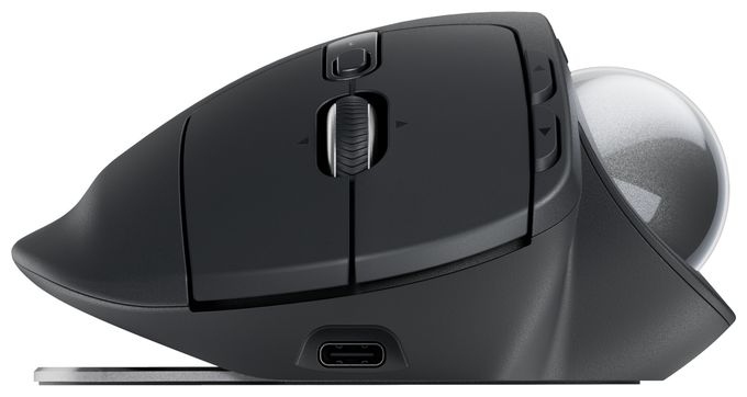 2048 DPI Büro Maus Optisch  MX Ergo S (Graphit) 