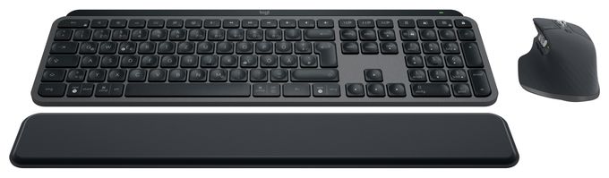 LED Büro Tastatur RF Wireless + Bluetooth  MX Keys Combo for Business Gen. 2 (Graphit) 