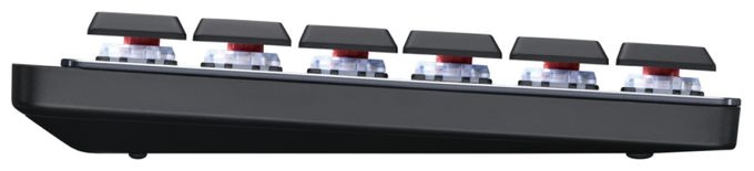LED Büro Tastatur RF Wireless + Bluetooth 2.4 GHz  MX Mechanical (Graphit) 