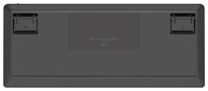 LED Büro Tastatur RF Wireless + Bluetooth 2.4 GHz  MX Mini Mechanical (Graphit) 