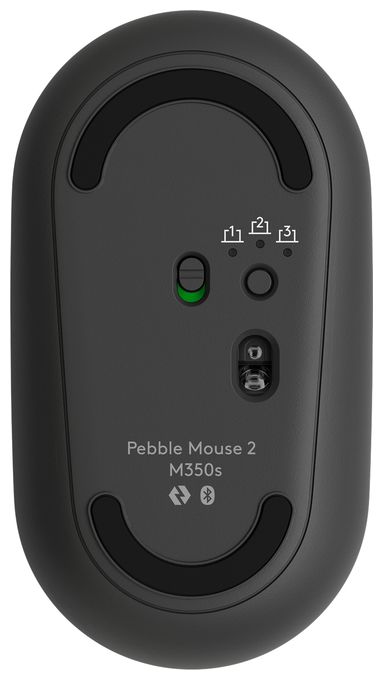4000 DPI Reisen Maus Optisch  Pebble 2 M350s (Graphit) 