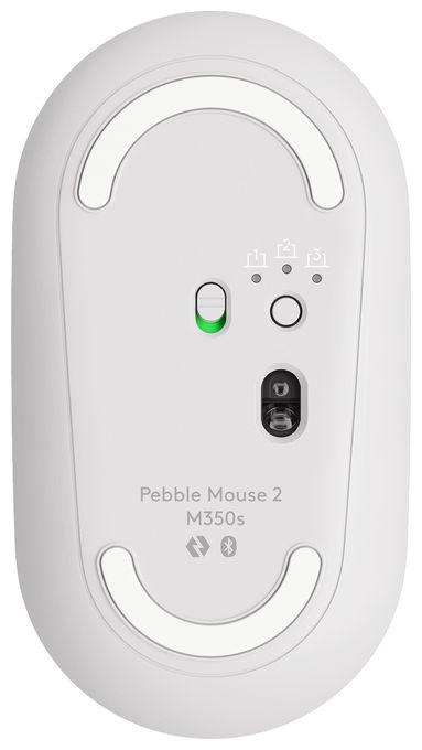 4000 DPI Reisen Maus Optisch  Pebble 2 M350s (Weiß) 