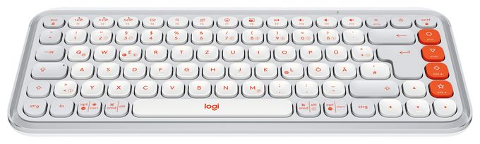 Universal Tastatur Bluetooth  POP Icon Keys (Weiß) 