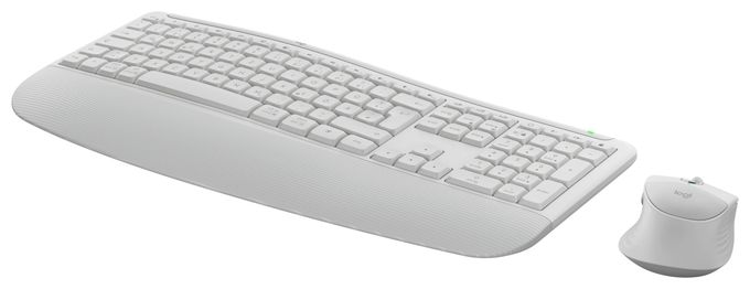 Universal Tastatur RF Wireless + Bluetooth 2.4 GHz  MK880 Signature Comfort Plus Combo (Weiß) 