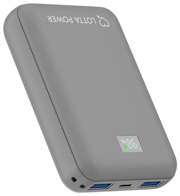 10000 mAh Powerbank USB Typ-C  Mini (Grau) 