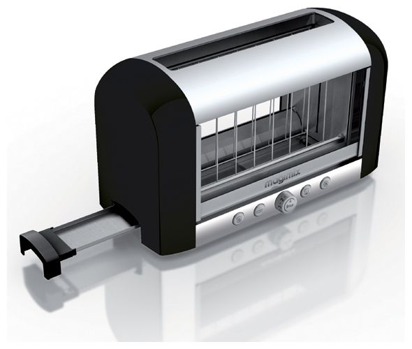 Toaster 1450 W  Vision (Schwarz, Metallisch) 
