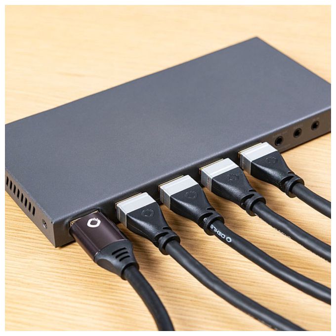 Connect 621 UHD 2.0 - HDMI Switch 4K 60Hz - 4 Eingänge / 1 Ausgang 