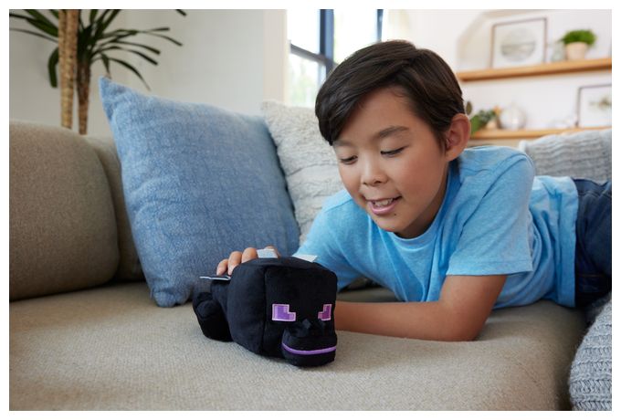 Minecraft Enderdrache Plüschfigur, ca. 20 cm große, weiche Puppe zum Sammeln, vom Videospiel inspiriert 