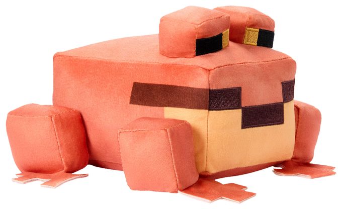 Minecraft Plüschfrosch-Spielzeug, ca. 20 cm große weiche Figur, vom Videospiel inspirierter Charakter 