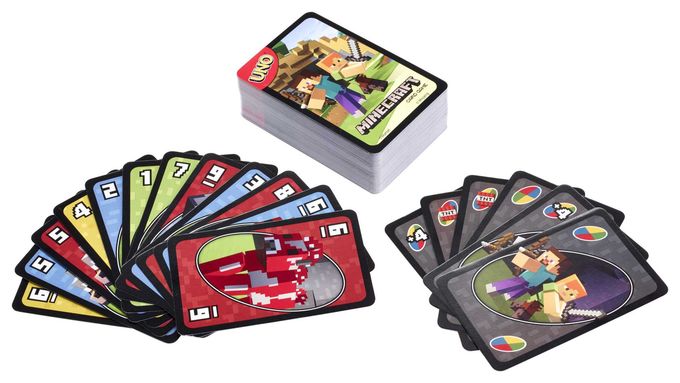 Uno Minecraft Kartenspiel bis zu 10 Spielern ab 7 Jahr(e) 