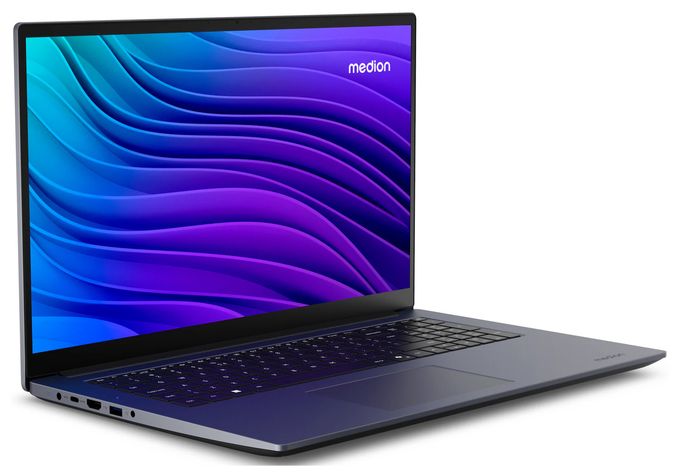 Full HD Notebook 43,9 cm (17.3 Zoll) 1920 x 1080 Pixel 128 GB SSD Windows 11 Home in S mode Intel® N max. 3,4 GHz  Avantum 17 E1i MD600001 (Grau) 