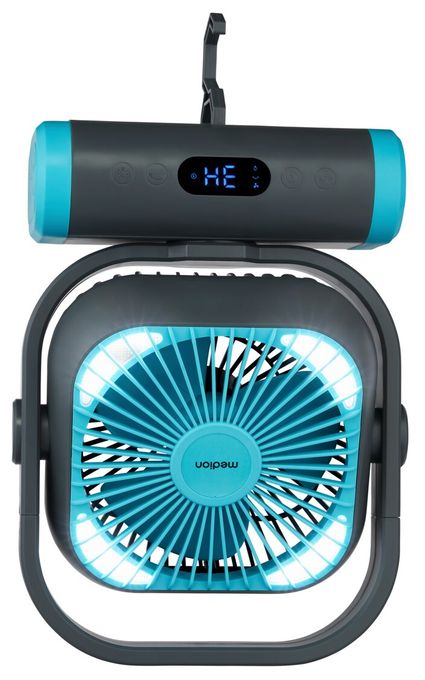 Ventilator Zimmerdecke, Flur, Tisch 48 dB  E10TF MD12065 (Schwarz, Blau) 