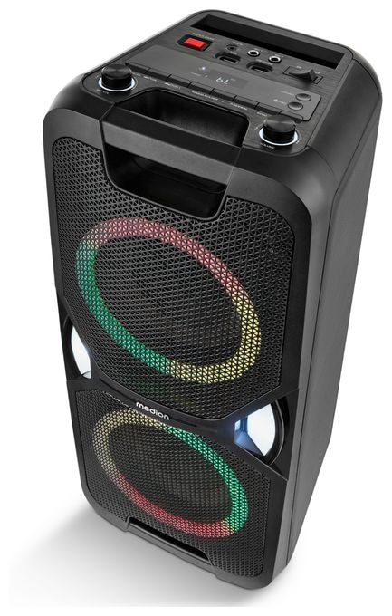 50 W Bluetooth Lautsprecher Laufzeit bis 26 h  Life-1 Pure MD400000 (Schwarz) 